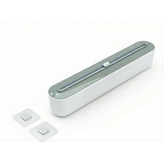 커터 그레이 화이트 ABS 소재 벽걸이 또는 조리대 393mm x 63mm 85mm 플라스틱 랩 양피지 알루미늄 호일과 호환되는 범용 의 디스펜서