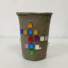 TD 천연 데코점토 타일 다용도 꽂이 만들기 1인