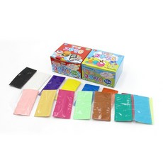 탤런트 고무찰흙 15색 낱개 1개, 50개