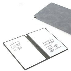 윤스스토어 화이트보드 노트 그레이 낙서판