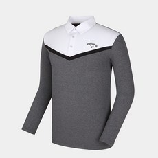 Callaway 男款拼色長袖polo衫 CMTYJ3751-193