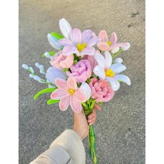 꽃다발 키트 만들기 신부 부케 DIY 공예 재료 튤립, 스타일 A 완제품