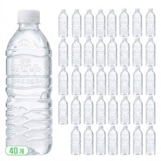제주삼다수 그린 무라벨, 500ml, 40개
