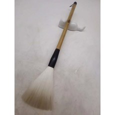 細光鋒純羊毫毛筆 梅鹿竹筆桿 牛角筆鬥筆頂 出峰7.6釐米, 1個, 參考詳情頁