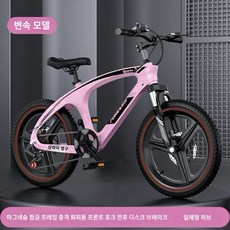 2025년형 초경량 마그네슘 합금 영구 어린이 자전거 10~15세 6~12세 초등학생 자전거, 1개, 150cm, 프린세스 핑크B 변속 일체형 바퀴