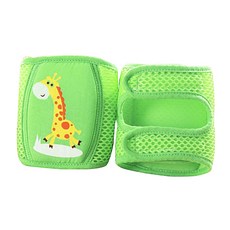 메쉬 쿠션 무릎보호대, 그린기린, 1세트