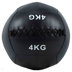 軟式藥球 爆發力訓練 籃球訓練 核心訓練 復健訓練 跳躍訓練 健身器材 重量訓練 RF39 台灣出貨, 黑色, 1個, 4kg