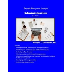 (영문도서) Nonprofit Management Simplified: Administration Paperback, Independently Published, English, 9798517946089