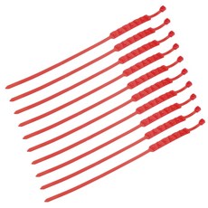 10Pcs/팩 비상 타이어 휠 케이블 차량용 스노우 체인 조절 가능 체인, A, 10개