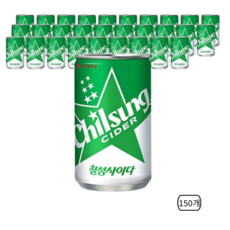 롯데 칠성사이다 캔, 210ml, 150개