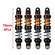 INJORA 금속 충격 흡수 장치 70/80/90/100/110/120mm 오일 댐퍼 1/10 RC 크롤러 자동차 축 SCX10 90046 AXI03007 TRX4 TRX6, [06] 70mm 4pcs