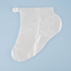 발 마스크 비닐 보습 강화 일회용 커버, 발 장갑 비닐 100p