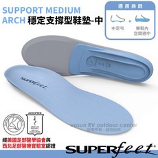 Superfeet 多用途穩定支撐鞋墊 (中足弓)