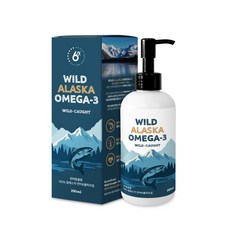식스스텝 와일드 알래스카 오메가3 연어&폴락오일 /반려동물 오메가3, 2개, 200ml