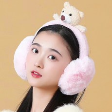 小日子家居館 保暖仿兔毛可折疊耳罩