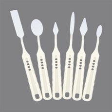 해피피크 페인팅 나이프 6개입 미술재료, U타입