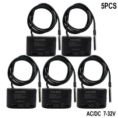 Tuya WiFi 스마트 온도 센서 모니터 스위치 7-32V 조절기 패시브 드라이 접촉 릴레이 Alexa Google 홈, 03 5PCS AC DC 7-32V