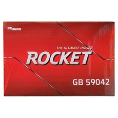 로케트GB59042 (내차 밧데리 확인후 구매 필수) 말리부 올란도 크루즈디젤 뉴크루즈 뉴SM5 올뉴SM7 그랜저IG가솔린 산타페DM LF소나타 더뉴 K5 등등 자동차배터리, GB59042공구대여+폐전지반납, 1개