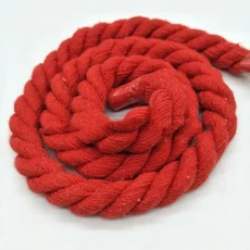 1-5 미터 12mm 3 가닥 트위스트 코튼 로프 짠 브레이드 가방 코드 홈 장식 Drawstring 밧줄 DIY 바느질 액, 03 12mm-1Meter, 19 Red