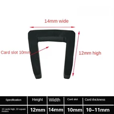 1/2/3/5/10M 검정색 고무 가장자리 스트립 U 섹션 안티 오일 씰 실드 인클로저 내부 너비 0.5-10mm 높이, 05 1 Meter, 13 14 x 12mm