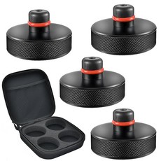 테슬라 모델 3/Y/S/X 2013-2026과 호환되는 리프팅 잭 패드 고무 패드 어댑터 도구 휴대용 보관 가방 액세서리 포함 배터리 섀시 보호 블랙(4개) 173892