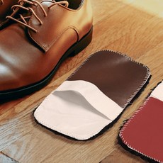 보헷 가죽 광택 융패드 구두닦이 클리너