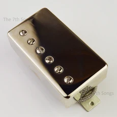 57 클래식 험버커 Alnico II 마그넷 넥 브릿지 픽업 50mm 간격 땋은 와이어 롱 레그 니켈 일렉트릭 기타 LP, 02 Nickel-Bridge, 01 China Mainland