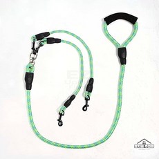 두마리용 강아지 산책용 더블 리드줄 두마리애견산책용줄 반려견산책줄 애견산책목줄