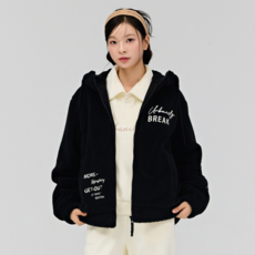 체이스컬트 2color U 양털 후드 집업