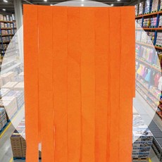 파티스트리머 6입 연주황 4.5mmx25m 게시판디자인 생일배경장식 생일소품 롤스트리머 돌자치 졸업소품