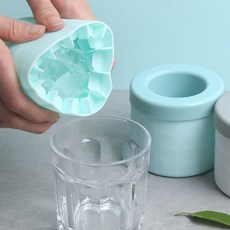 알뜰공식 실리콘 얼음 트레이, 2개, 그레이