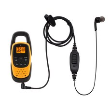 HK-890 신형 HK-B380 무전기용 2.5파이 1핀 리시버 일체형 한줄 이어마이크 (TM-EM2100)