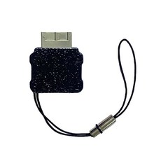 PSVITA1000 USB C 충전 변환 어댑터 데이터전송 지원, BLACK