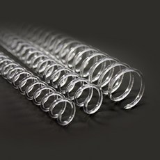 카피어랜드 제본용 투명 코일링 3:1 8~38mm 1kg 원형링 재본링 책철 스프링 리필, 20mm