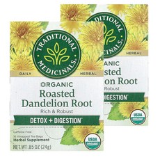 트래디셔널 메디시널 단델리온 루트 민들레 뿌리 16티백 2개, 1.5g, 16개입