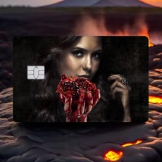 뱀파이어 일기 카드 스킨 스티커 은행 방수, 1개, 5. z2