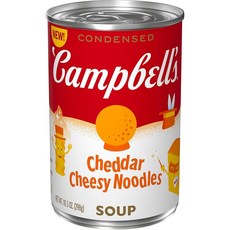 Campbell's Condensed Kids 체다 치즈 누들 수프 297.7g(10.5온스) 캔_174937, 체다 치즈 국수_174937, 10.5온스(1개)