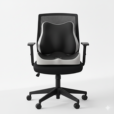 클릭닥터 1+1 2025 개선판 디스크 방석 디스크 쿠션 허리디스크 도넛방석 의자방석, 블랙