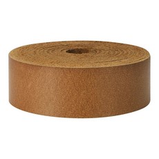 공예용 링선 2인치 와이드 플랫 가죽 스트랩 풀 그레인 스트립 공구(두께 2mm 두께 72.5인치 길이 다크 브라운), Bourbon Brown, 1/8 Inch, 1개