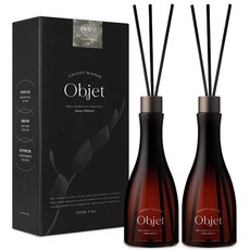 1+1 에이센트 오브제 디퓨저 실내방향제 300ml 2개 세트, 코튼솝