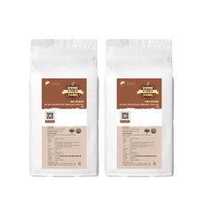 [원두커피 무료배송] 갓 볶은 신선한 원두커피 더 구수한향미 (홀빈) / 손맛커피 전용원두 더 구수헤이 (THE), 1kg, 2개, 홀빈(분쇄안함)