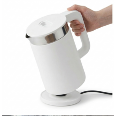 이음새없는 일체형 통스텐 전기포트 1.8L 가정용 무선 전기주전자 이중단열 탕비실 커피포트