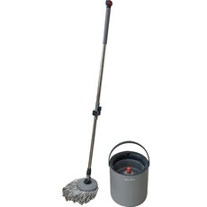 ME 旋轉拖把組，乾濕兩用，360度旋轉，輕鬆清潔，告別費力擰水, 1個