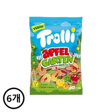 트롤리 사우어 애플가든 젤리, 150g, 6개