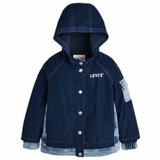 LEVIS KIDS LVC데님배색후드자켓 토들러 딥 블루 575060