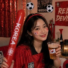스포츠 응원 머리띠 축구공 디자인 체육대회 운동회 치어리딩 파티 행사, 1개, 단품
