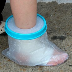 샤워 기브스 방수커버 발목, 1개, 기본1