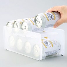 이노마타 맥주캔트레이 냉장고정리디스펜서, 1개, 반투명