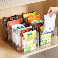 싱크대 서랍 정리함 투명 아크릴 양념 보관함 케이스, 1. 1개입