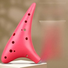 수지 세레모니얼 플루트 홀 중간 중국 악기, 1개, 12. 클래식 모델 [낙하 방지 및 긁힘 방지] [핑크, 기본